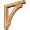Ekena Millwork Legacy Block Rough Sawn Bracket w/ Offset Brace, Western Red Cedar, 6"W x 36"D x 36"H BKT0604X36X36LEC05RWR - alternate 1